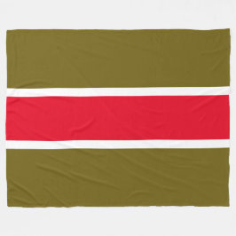 Cobertor De Velo Ouro Vermelho Branco Esportivo Brilhante  Azul