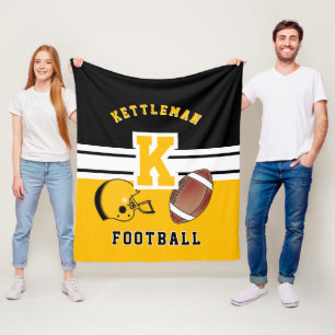 Cobertor De Velo Ouro Yellow Sport - Carta Futebol