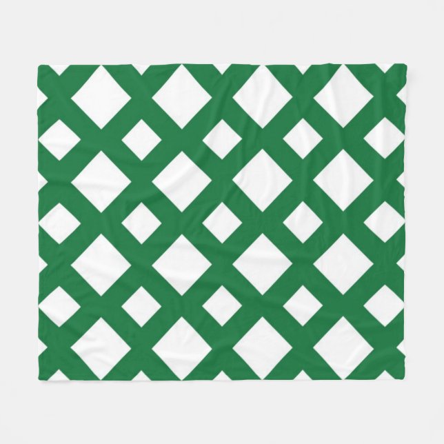 Cobertor De Velo Ouros brancos em verde (Frente (Horizontal))
