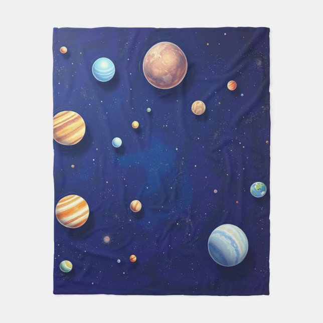 Cobertor De Velo Out of This World Plush Fleece Throw Blanket (Frente)