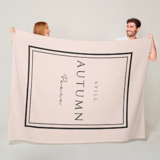 Cobertor De Velo Outono Ainda Paz III Flórida Blanket Cozy Queda