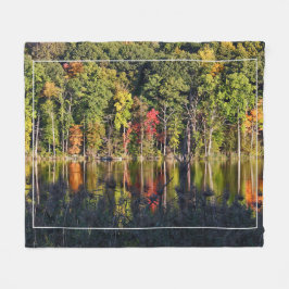 Cobertor De Velo Outono Em Beardsley Pond