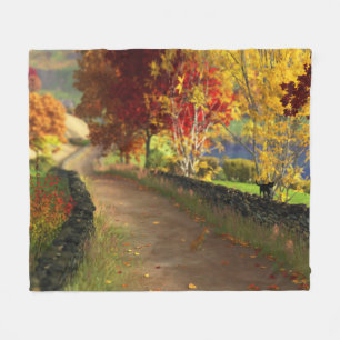 Cobertor De Velo Outono no Glen Fleece Blanket