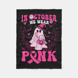 Cobertor De Velo Outubro Nós Usamos Camisa Rosa Fantasma Dia das Br