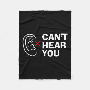 Cobertor De Velo Ouvir Você Assinar Língua Surda