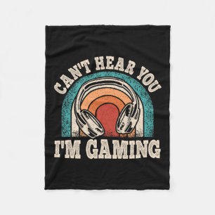 Cobertor De Velo Ouvir Você Estou Jogando Vídeo Engraçado Gamer Jog