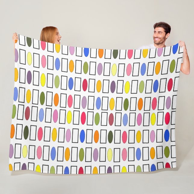 Cobertor De Velo Ovais e Retângulos - Jardim das Flores Pequenas (In Situ)