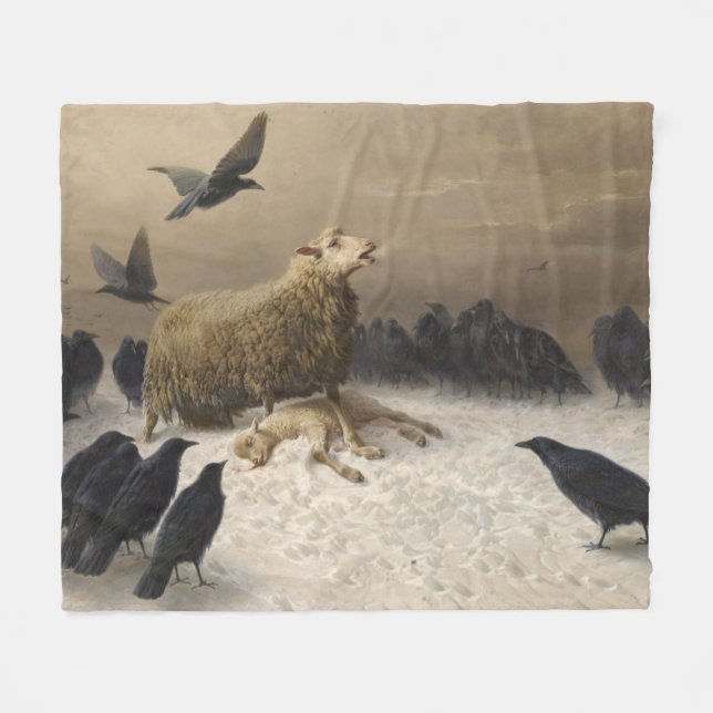 Cobertor De Velo Ovelha com Morto (Frente (Horizontal))