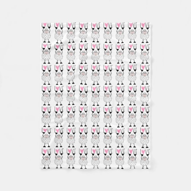 Cobertor De Velo Ovelhas/Amor de Jeová (Frente)