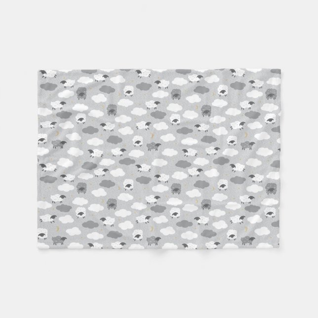 Cobertor De Velo Ovinos Fluffy (Frente (Horizontal))