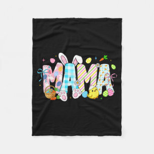 Cobertor De Velo Ovos de mamãe coelho engraçados para mães mulheres