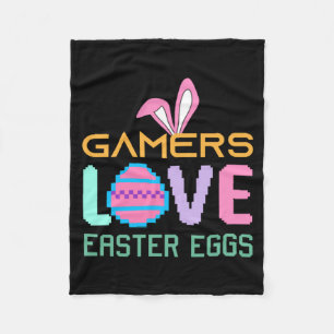 Cobertor De Velo Ovos de Páscoa para Gamers Jogos de Vídeo Antigos