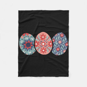 Cobertor De Velo Ovos de Páscoa Pysanky Manga Longa