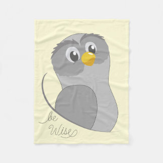 Cobertor De Velo Owl-Be Wise Fleece Blanket