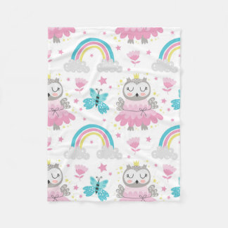 Cobertor De Velo Owl Crown Rainbow Blanket: A Cozy Embrace