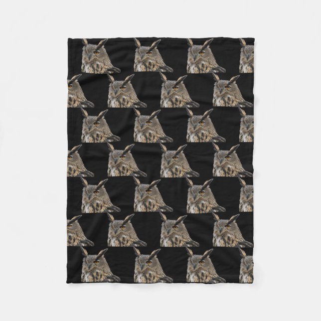 Cobertor De Velo Owl Fleece Blanket (Frente)