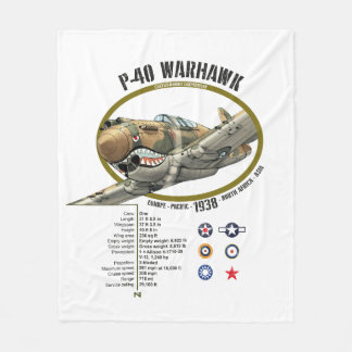 COBERTOR DE VELO P-40 WARHAWK CURTIS FLYING TIGERS PLANE