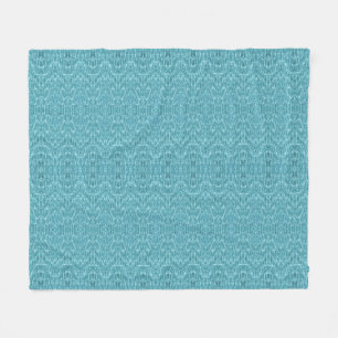 Cobertor De Velo Padrão abstrato aqua turquesa moderno