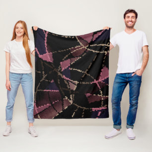 Cobertor De Velo padrão abstrato mosaico