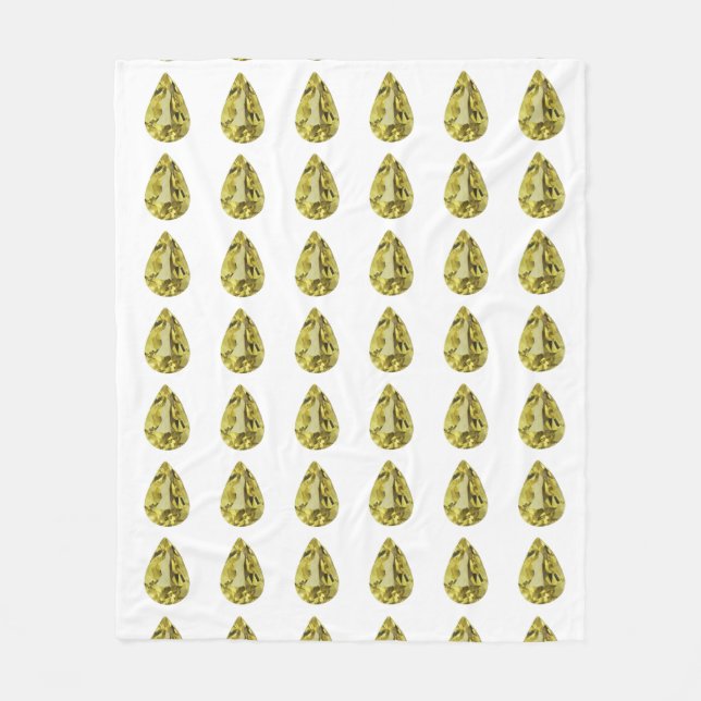 Cobertor De Velo Padrão amarelo (Frente)