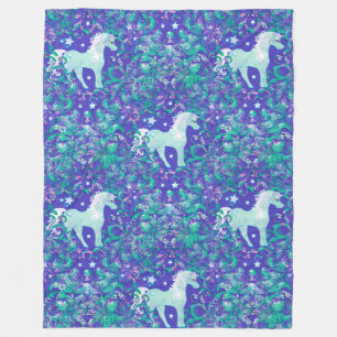 Cobertor De Velo Padrão Animal Legal - Mandala Unicorn 1