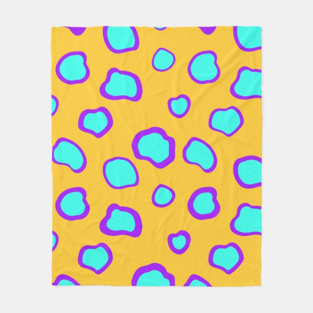 Cobertor De Velo Padrão Animal Selvagem De Ovinos (Frente)