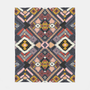Cobertor De Velo Padrão Aztec do Chevron Africano Tribal