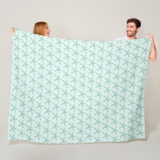 Cobertor De Velo Padrão Bohemian Seafoam Green Starfish