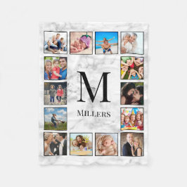 Cobertor De Velo Padrão Branco da Pedra Marble