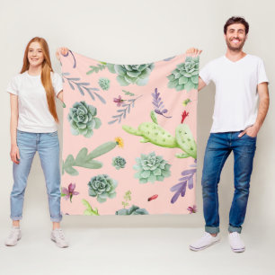 Cobertor De Velo Padrão Cactus 8