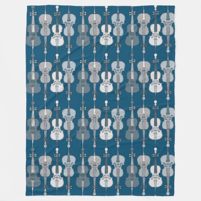 Cobertor De Velo Padrão Cellos Colorido (Frente)