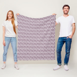 Cobertor De Velo Padrão contínuo de folhas minimalistas Botânica