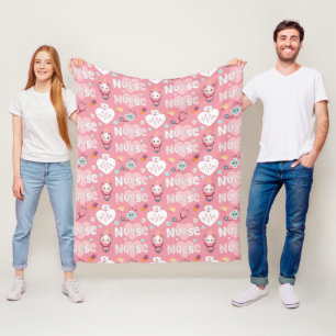 Cobertor De Velo Padrão contínuo de vida de enfermeira cor-de-rosa