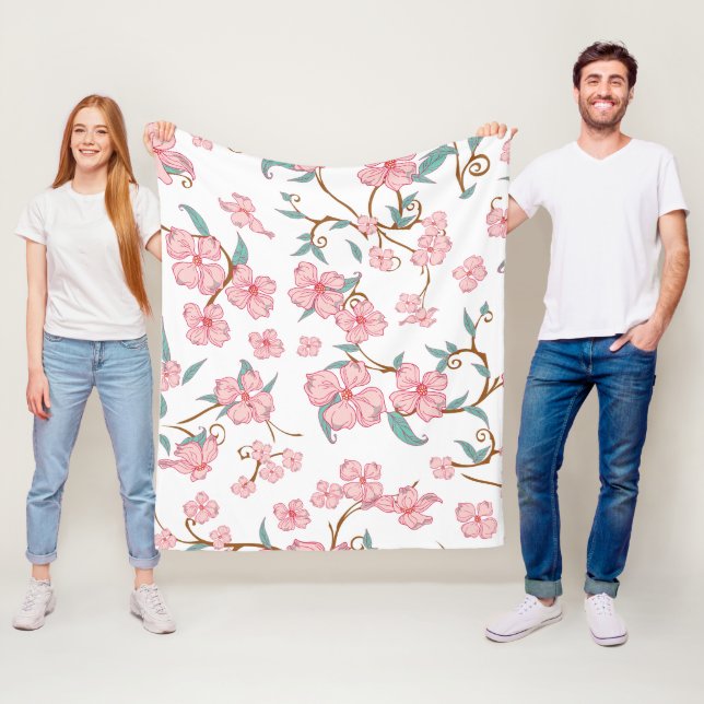 Cobertor De Velo Padrão das flores assustadoras 4 (In Situ)