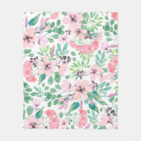 Padrão das flores da Toscana rosa e verde