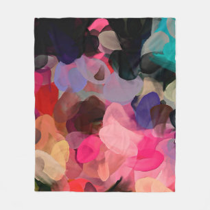 Cobertor De Velo Padrão de abstrato de arte digital. Desenho manual