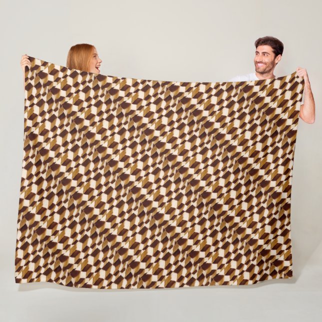 Cobertor De Velo Padrão de Abstrato geométrico tradicional (In Situ)