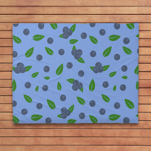 Cobertor De Velo Padrão de amora-azul