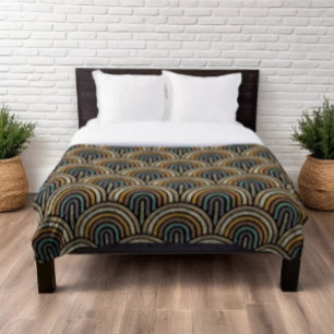 Cobertor De Velo Padrão de Arca de Boho Retroativo