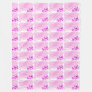Cobertor De Velo padrão de asas de borboleta rosa personalizar anjo
