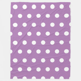 Cobertor De Velo Padrão de Bolinhas Roxo da Tendy