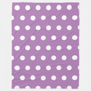 Cobertor De Velo Padrão de Bolinhas Roxo da Tendy