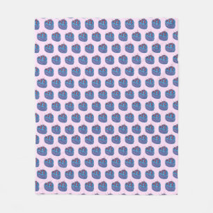 Cobertor De Velo Padrão de Bolo Corpo Roxo