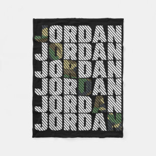 Cobertor De Velo Padrão de Camuflagem Diagonal Jordan Camo Verde Ca
