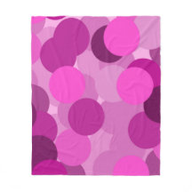 Padrão de Círculo Sobreposto Rosa
