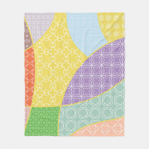 Cobertor De Velo Padrão de colcha de retalhos. Vintage decoration