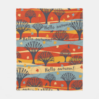 Cobertor De Velo Padrão de colheita de outono sem descontinuidades 