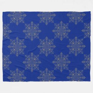 Cobertor De Velo Padrão de Damasco Muito Elegante Azul Real
