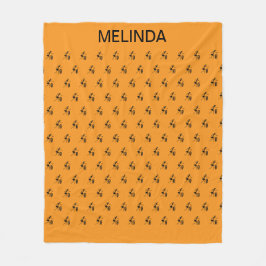 Cobertor De Velo Padrão de Dançarinos Inspiracionais Silhouette