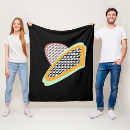 Cobertor De Velo Padrão de Dragonfrutídeos da Papaya Fruta